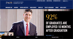 Desktop Screenshot of law.pace.edu