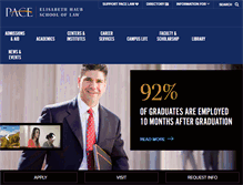 Tablet Screenshot of law.pace.edu