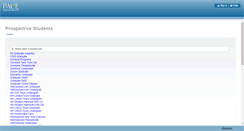 Desktop Screenshot of inquire.pace.edu