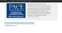 Desktop Screenshot of dps.csis.pace.edu