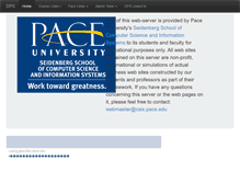 Tablet Screenshot of dps.csis.pace.edu